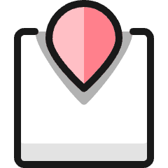 Pin Map Icon from Ultimate Colors Set