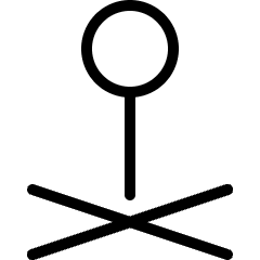 Pin X Mark 4 Icon from Ultimate Light Set