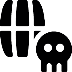 Piracy Barrel Icon from Ultimate Bold Set