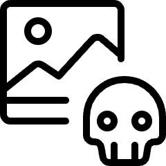 Piracy Content Image Icon from Ultimate Light Set