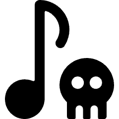 Piracy Content Music Icon from Ultimate Bold Set