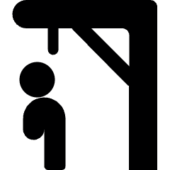 Piracy Hanging Punishment Icon from Ultimate Bold Set