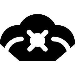 Piracy Hat Icon from Ultimate Bold Set