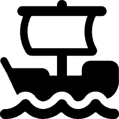 Piracy Ship 2 Icon from Ultimate Bold Set