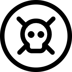 Piracy Symbol Icon from Ultimate Regular Set