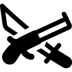 Piracy Weapons Icon from Ultimate Bold Set