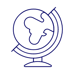 Globe Illustration from UX Line Set