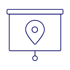 Location On Screen Illustration from UX Line Set