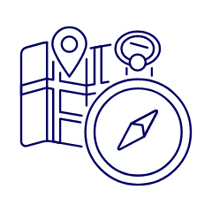 Pin Destination Illustration from UX Line Set