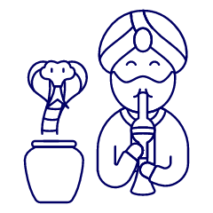 Snake Charmer 1 Illustration from UX Line Set