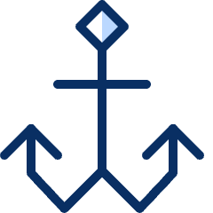 Anchor Icon from Cyber Duotone Set