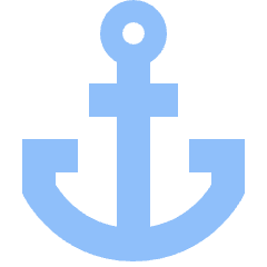 Anchor Icon from Sharp Flat Set