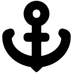 Anchor Icon from Plump Solid Set