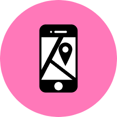 Application Map Icon from Kameleon Pop Set