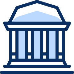 Bank 1 Icon from Cyber Duotone Set