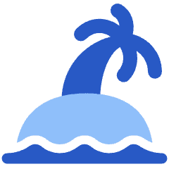 Beach Icon from Plump Flat Set