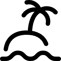 Beach Icon from Flex Line Set