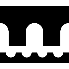 Bridge Icon from Sharp Solid Set