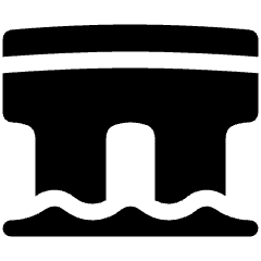 Bridge Icon from Plump Solid Set