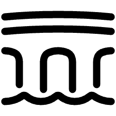 Bridge Icon from Plump Line Set
