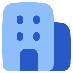 Building Office Icon from Plump Flat Set