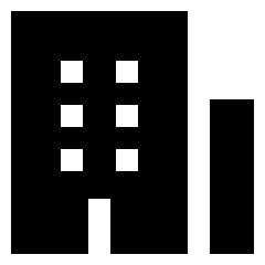 Building Office Icon from Sharp Solid Set