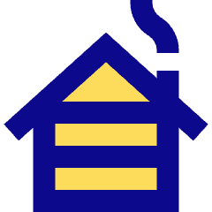 Cabin Icon from Sharp Pop Set