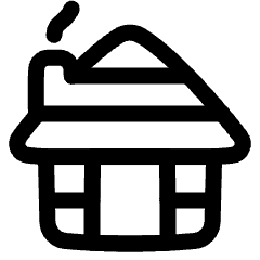 Cabin Icon from Plump Line Set