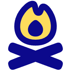 Campfire Icon from Plump Pop Set