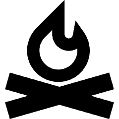 Campfire Icon from Sharp Remix Set