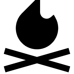 Campfire Icon from Sharp Solid Set