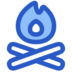 Campfire Icon from Plump Duo Set