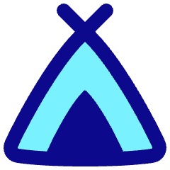 Camping Tent Icon from Plump Pop Set
