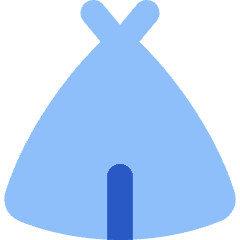 Camping Tent Icon from Flex Flat Set
