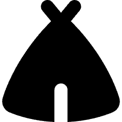 Camping Tent Icon from Flex Solid Set