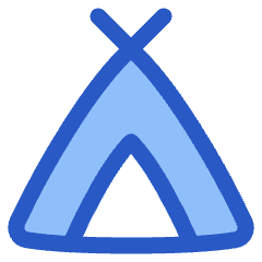 Camping Tent Icon from Plump Duo Set
