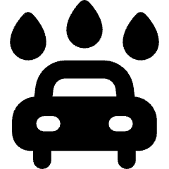 Car Wash Icon from Core Solid Set