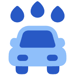 Car Wash Icon from Plump Flat Set