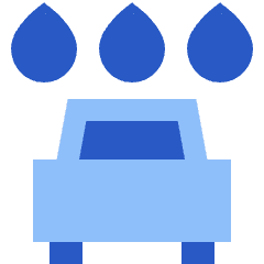 Car Wash Icon from Sharp Flat Set