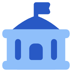 City Hall Icon from Plump Flat Set