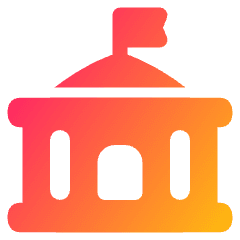 City Hall Icon from Plump Gradient Set