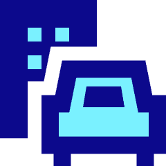 City Ride Icon from Sharp Pop Set