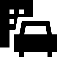 City Ride Icon from Sharp Solid Set