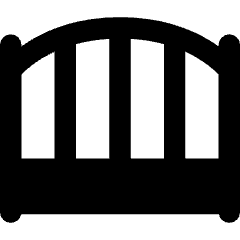 Closed Gate Icon from Core Remix Set