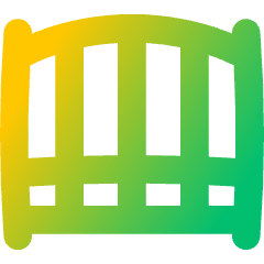 Closed Gate Icon from Flex Gradient Set