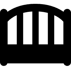 Closed Gate Icon from Core Solid Set