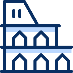 Colosseum 1 Icon from Cyber Duotone Set