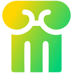 Column Icon from Plump Gradient Set