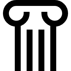 Column Icon from Sharp Line Set