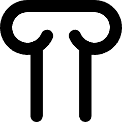 Column Icon from Micro Line Set